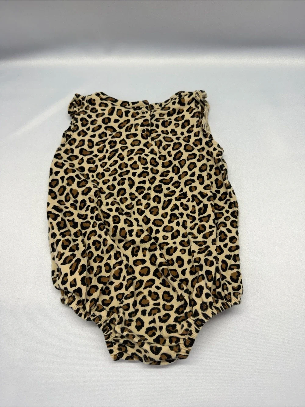 Old Navy Baby Girl Leopard Romper | GUC | 3–6M